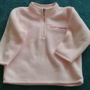 Pink fleece jacket